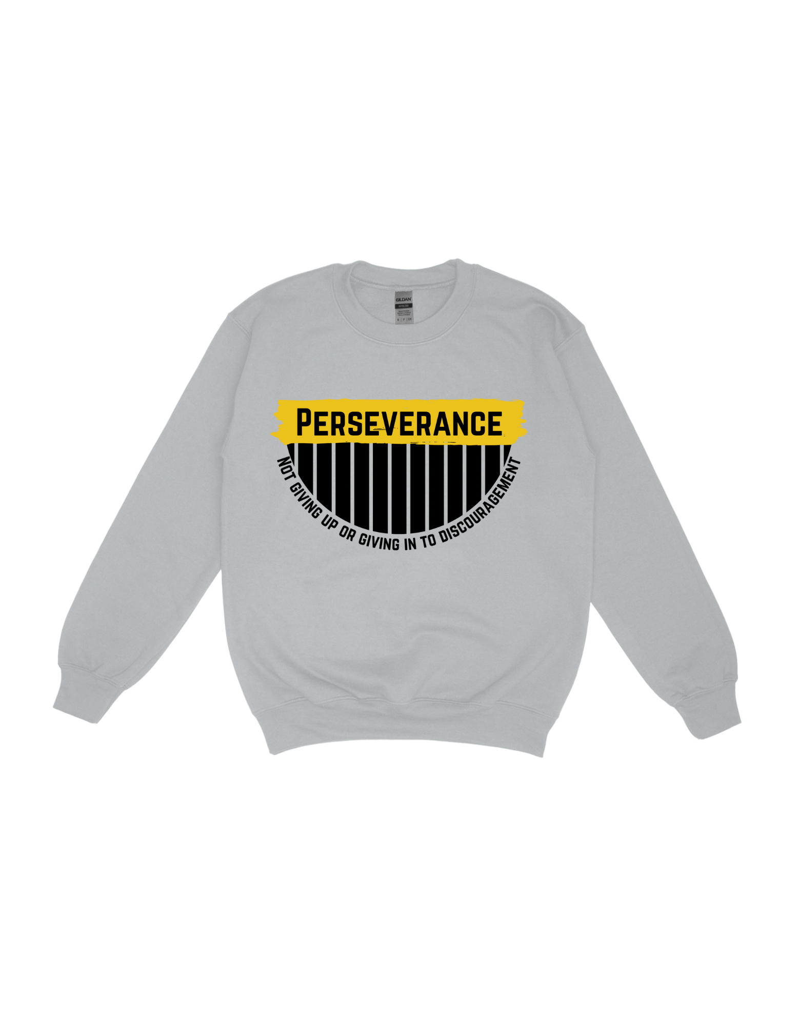 Perseverance - Sport Gray Sweatshirt  Main Image